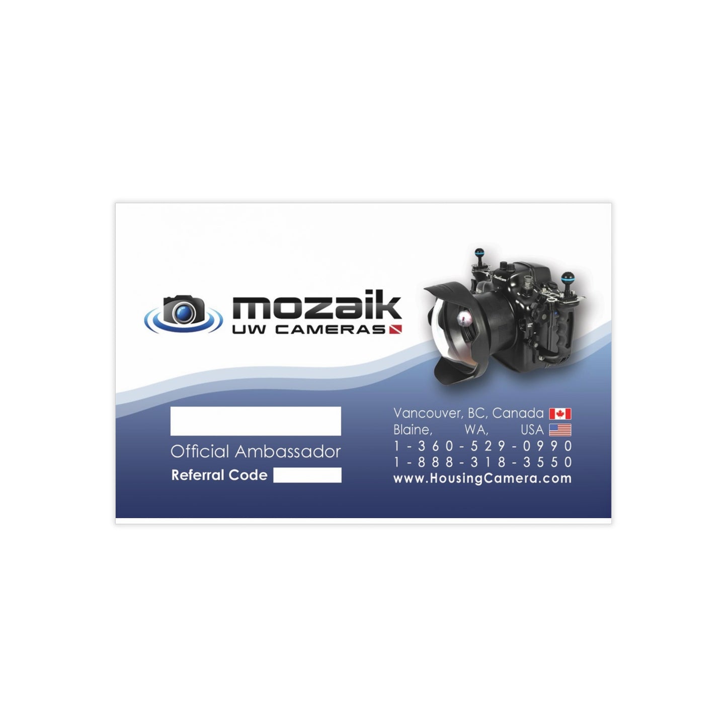 Mozaik Ambassador Business Cards, 100pcs