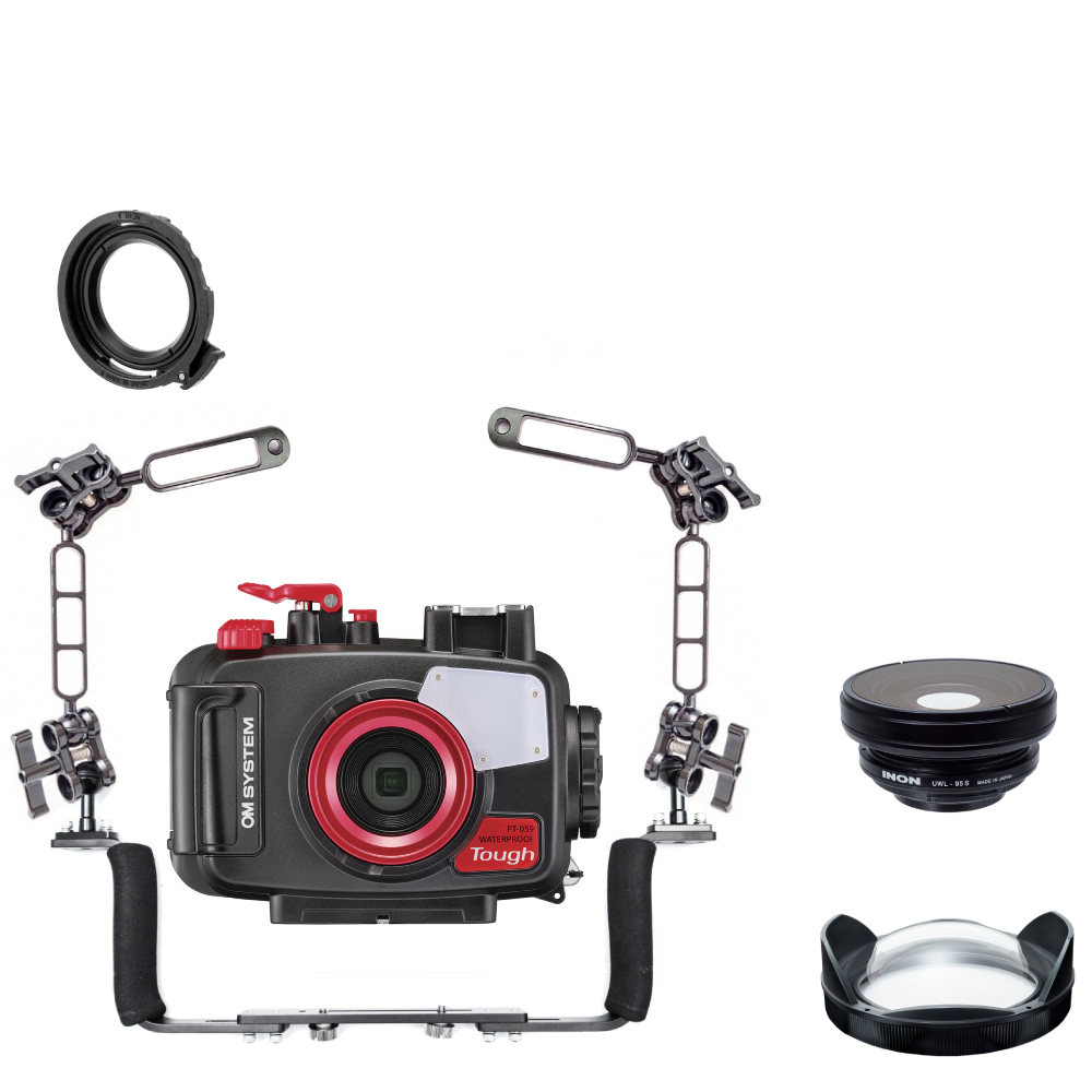 Freediving Starter Bundle – OM System TG-7 Wide-Angle Underwater Kit