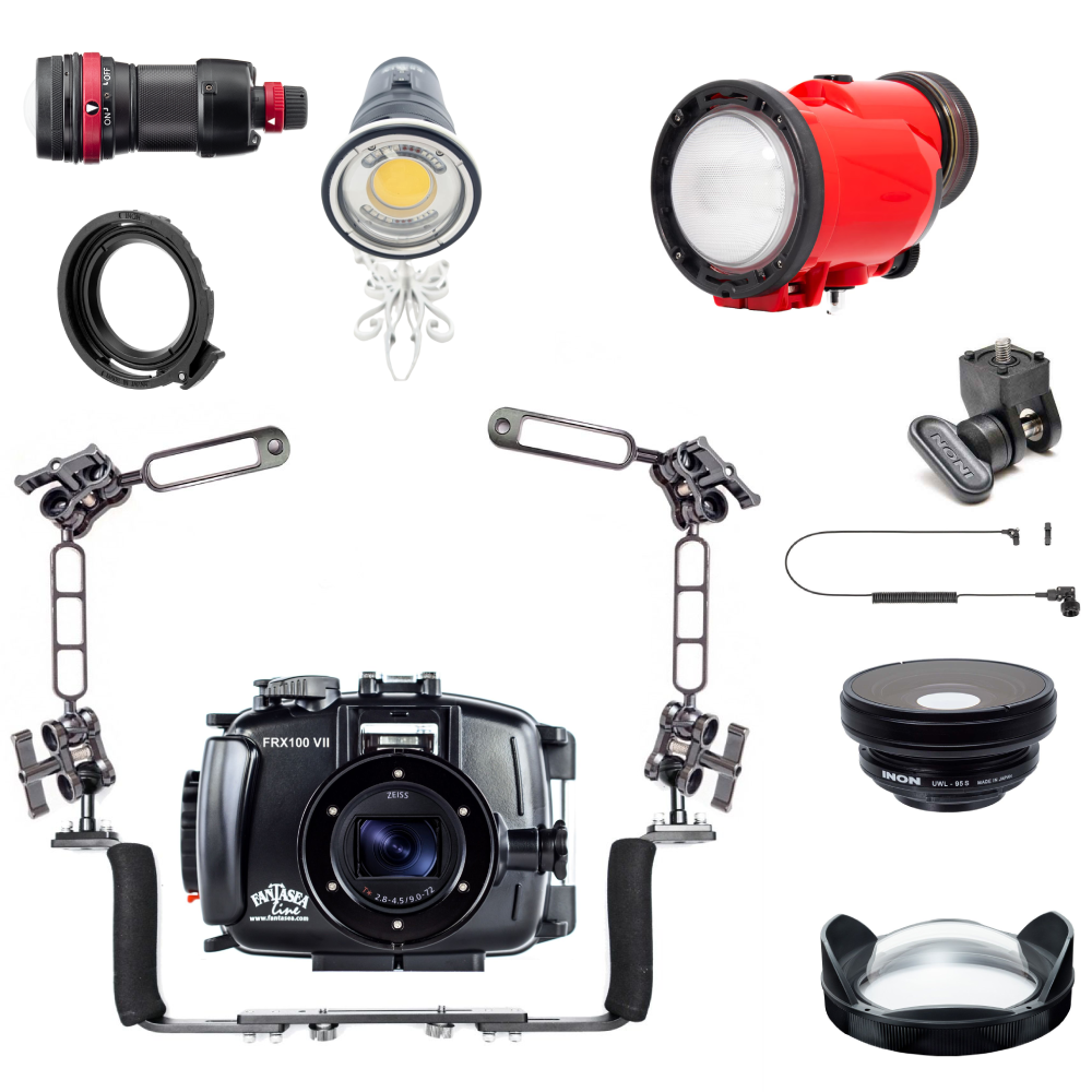 Macro Explorer Bundle – Sony RX100 VII Underwater Macro & Wide Hybrid System