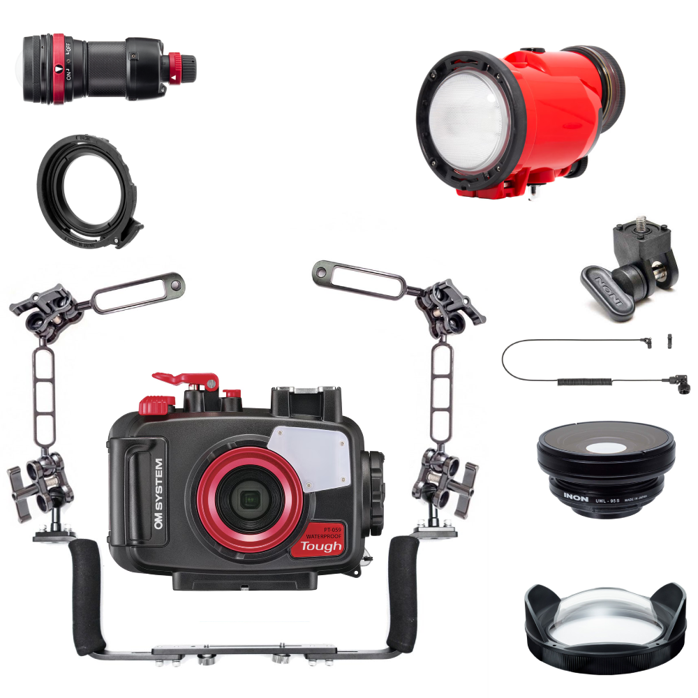 Macro Starter Bundle – OM System TG-7 Underwater Macro & Hybrid Kit