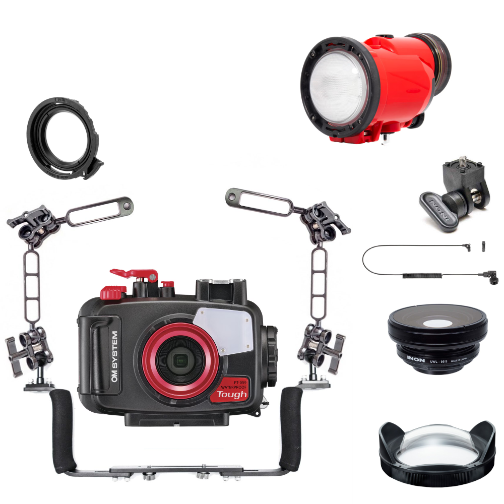 Wide Angle Starter Bundle – OM System TG-7 Underwater Wide Photography Kit