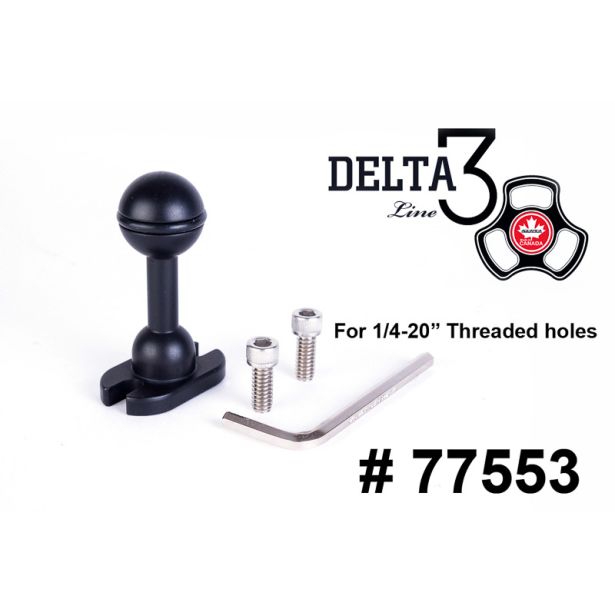 Aluminum 1" Ball Lower Post