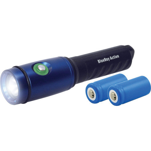 Blue ray 700 action video light with batteries