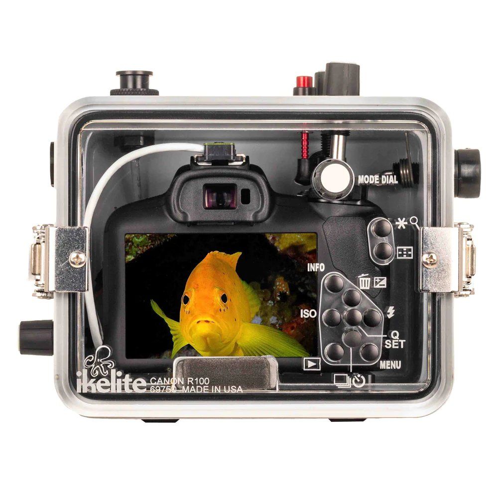 Ikelite 200DLM Underwater Housing AND Canon EOS R100 18-45mm
