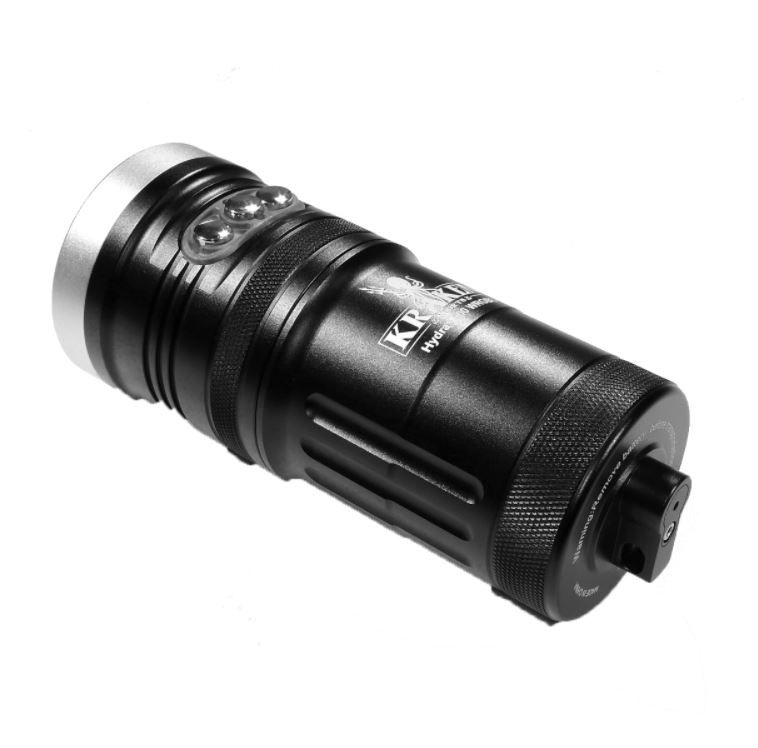 Overstock Kraken Hydra 6000 WRGBU (6000 Flood 8000 Burst Lumens) Underwater Video Light