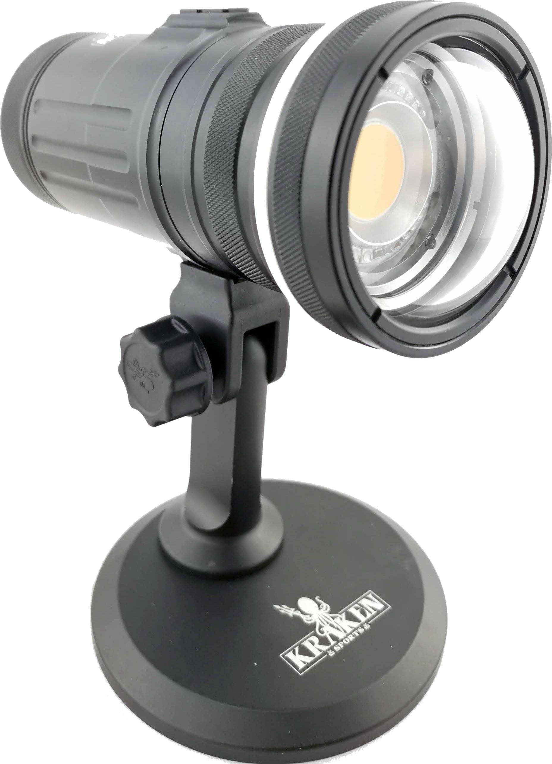 Overstock Kraken Hydra 8000 WRGBU (8000 Flood 10000 Burst Lumens) Underwater Video Light