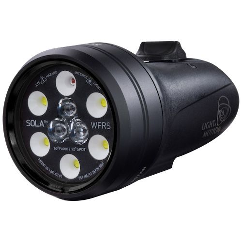 Light and Motion SOLA WFRS- 850-0459-A (1200 Lumens) Underwater Dive Light