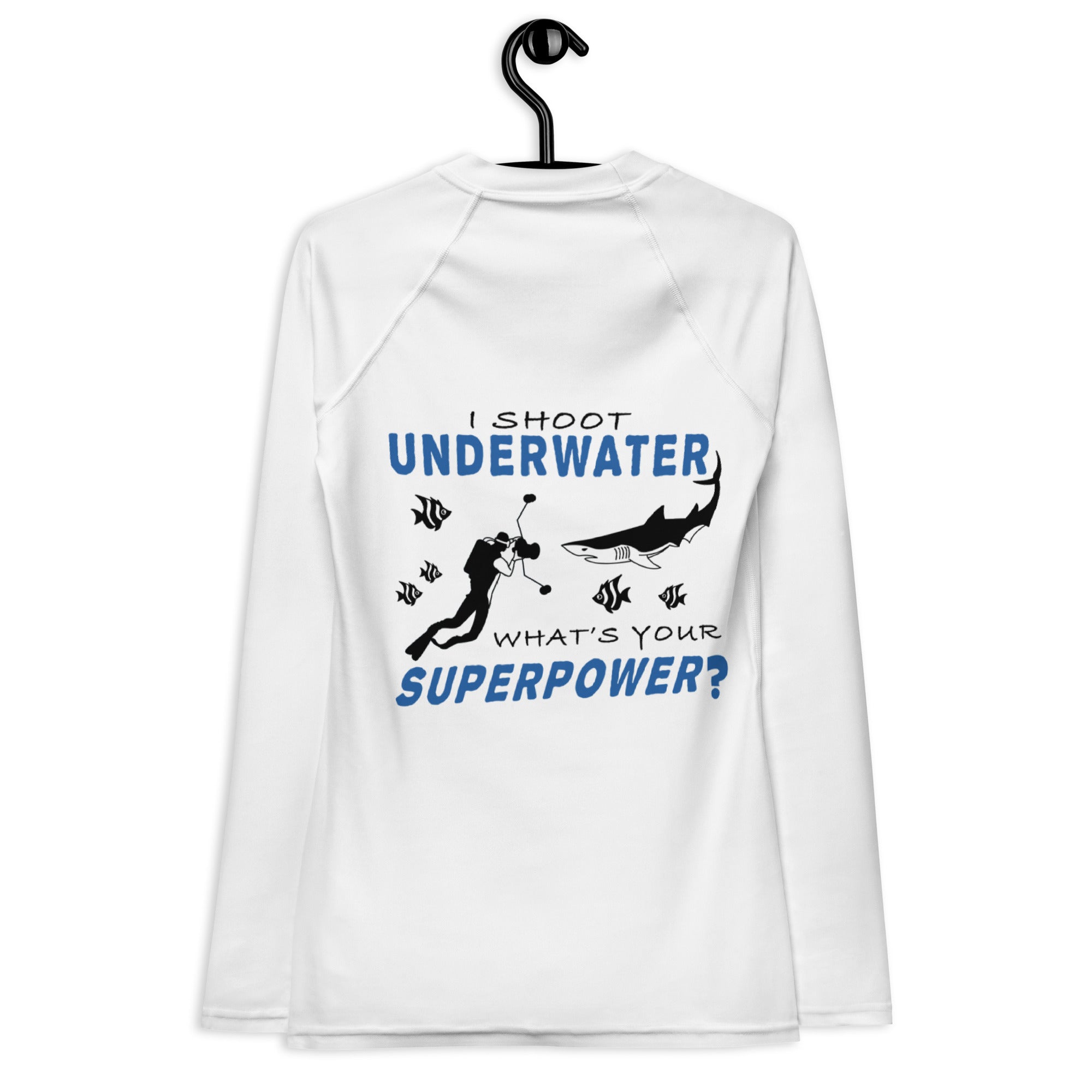 Mozaik Women's Rash Guard - Underwater Photography Superpower