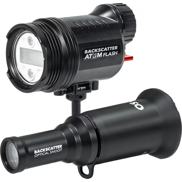 Backscatter Atom Flash & Optical Snoot Combo Package