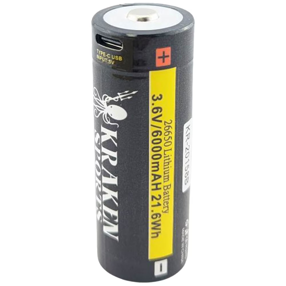 Kraken Sports 26650 Spare Li-Ion Battery