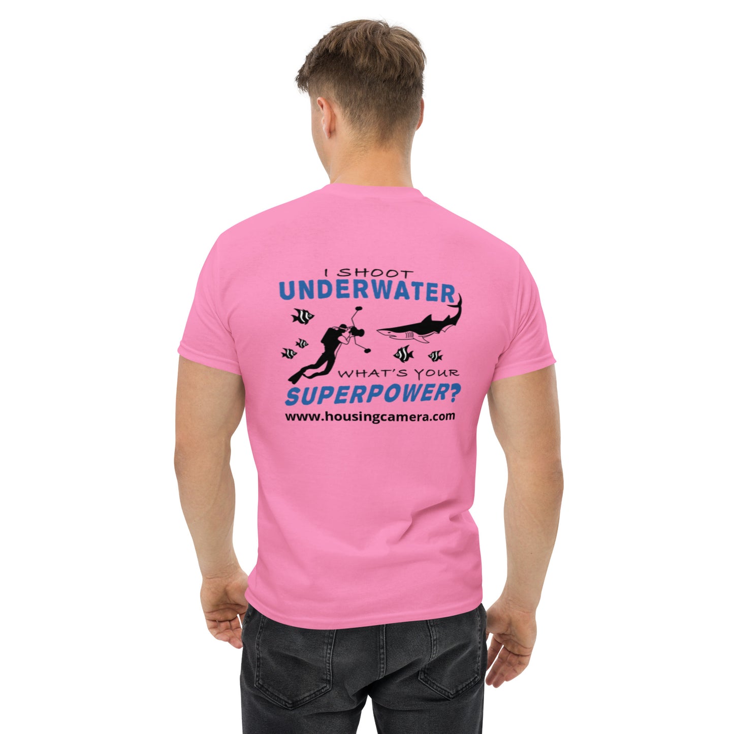 Mozaik Men's classic tee - Underwater Photography Superpower