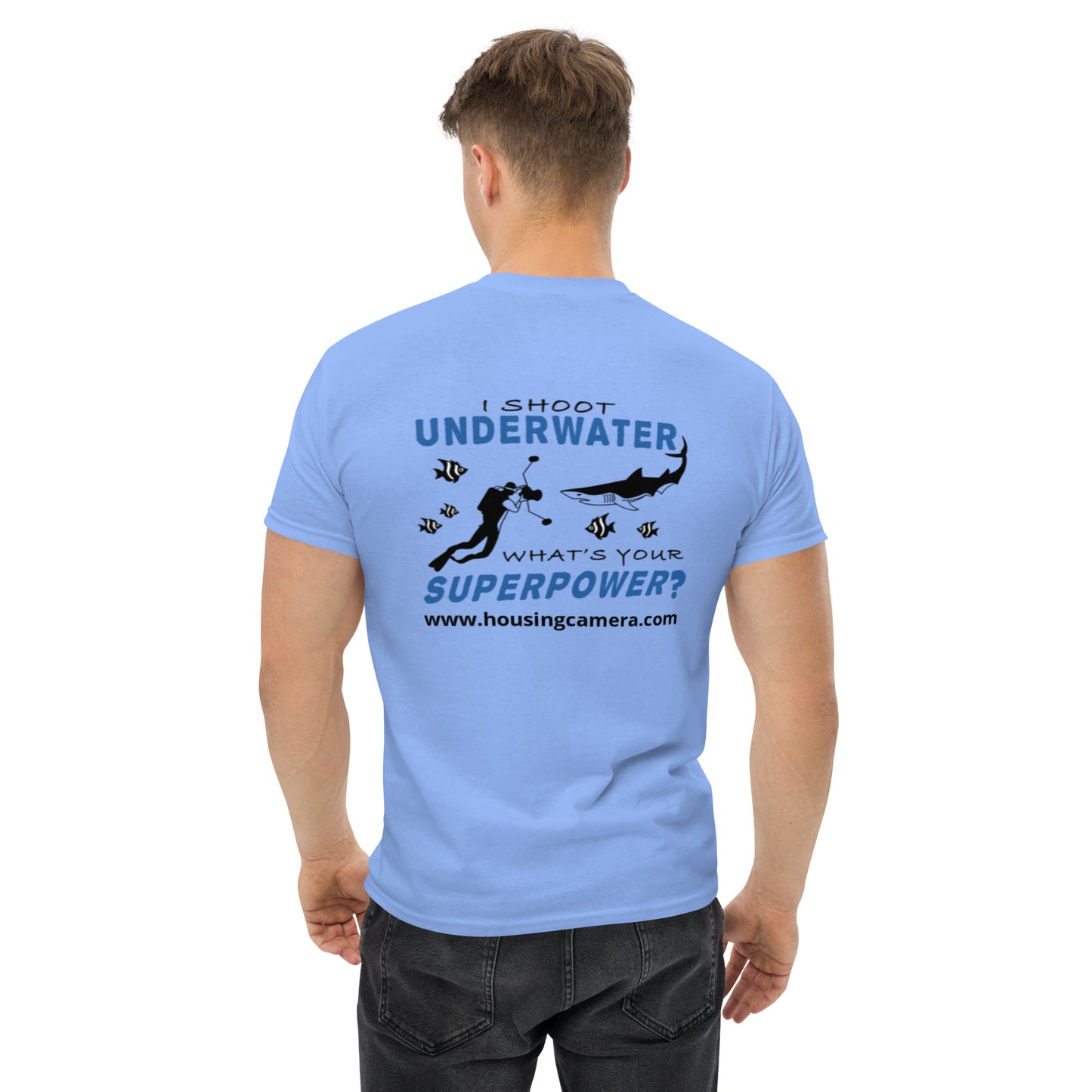 Mozaik Men's classic tee - Underwater Photography Superpower