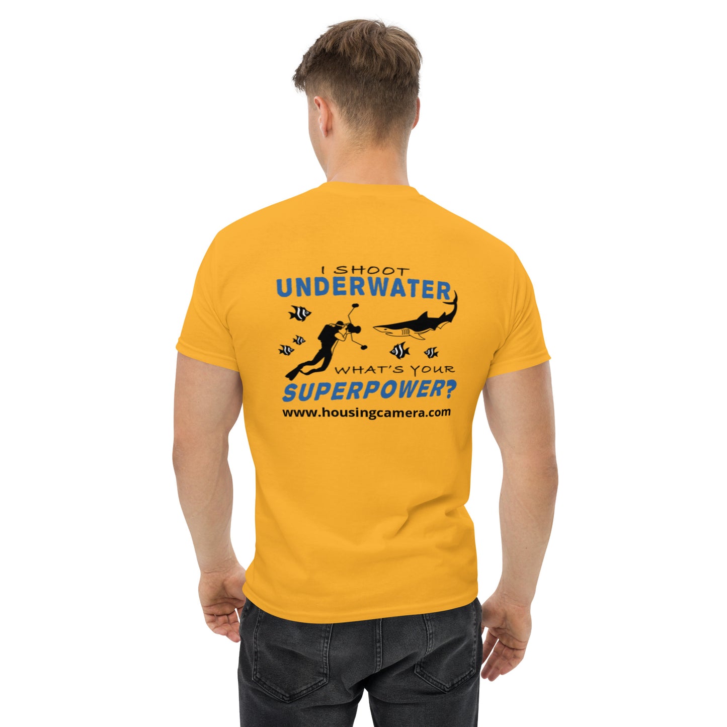 Mozaik Men's classic tee - Underwater Photography Superpower