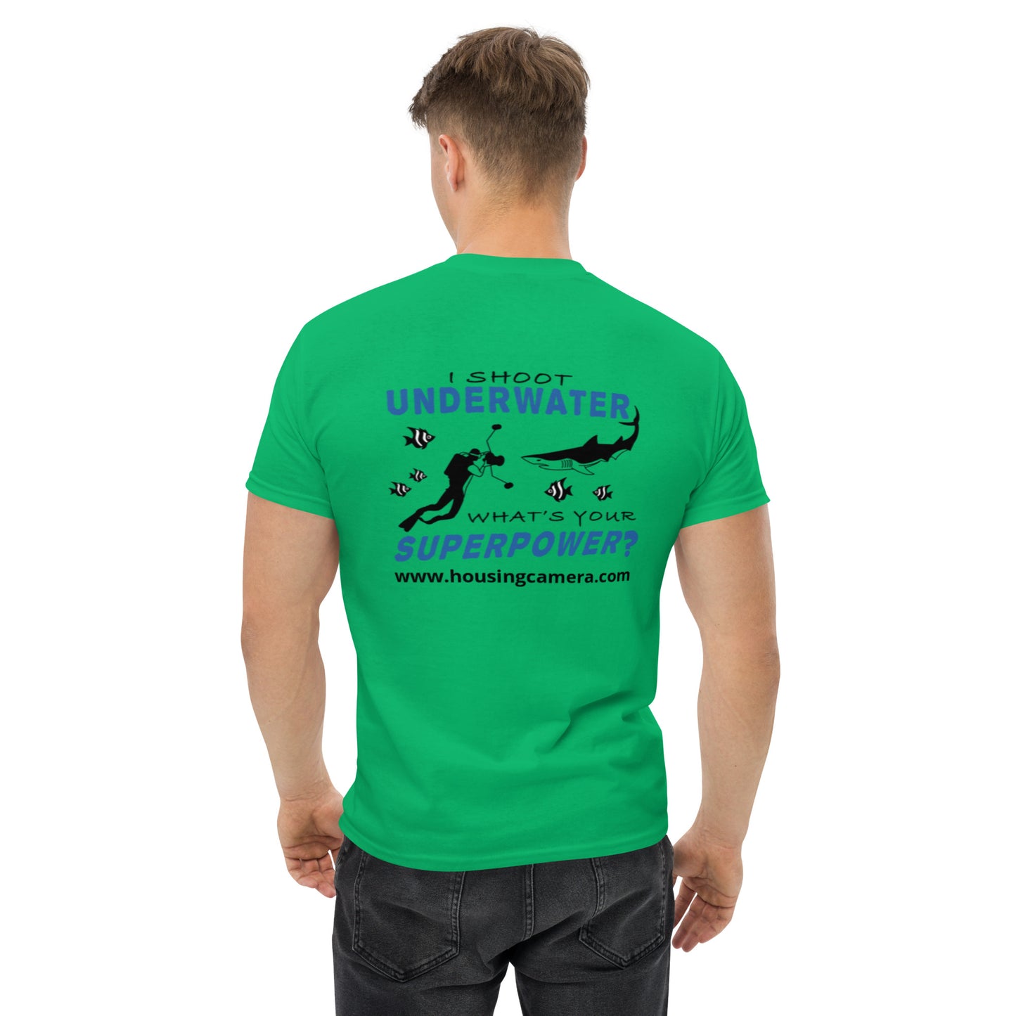 Mozaik Men's classic tee - Underwater Photography Superpower