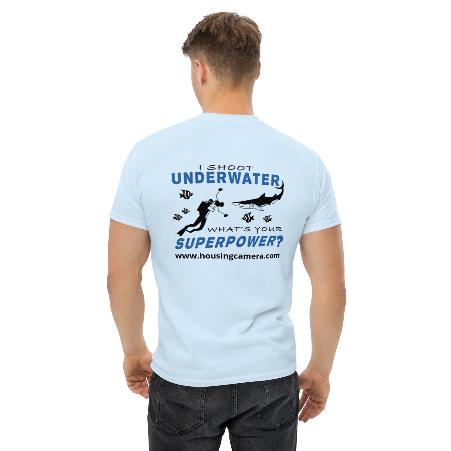 Mozaik Men's classic tee - Underwater Photography Superpower