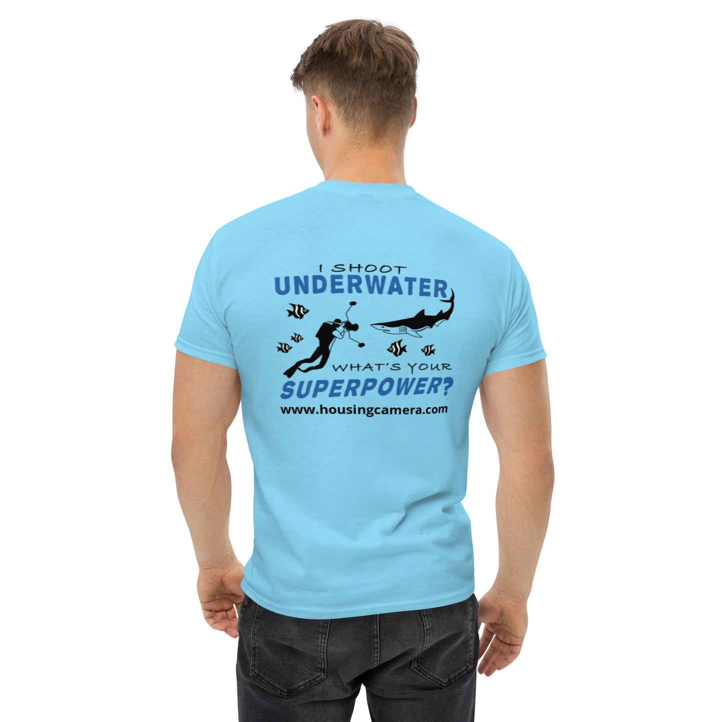 Mozaik Men's classic tee - Underwater Photography Superpower