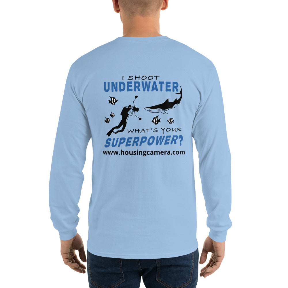 Mozaik - Men’s Long Sleeve Shirt - Underwater Photography Superpower