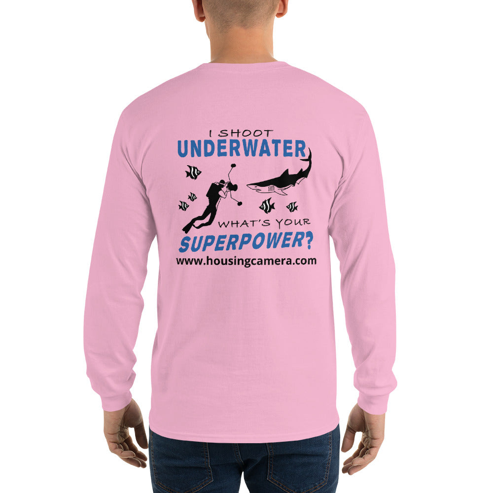 Mozaik - Men’s Long Sleeve Shirt - Underwater Photography Superpower