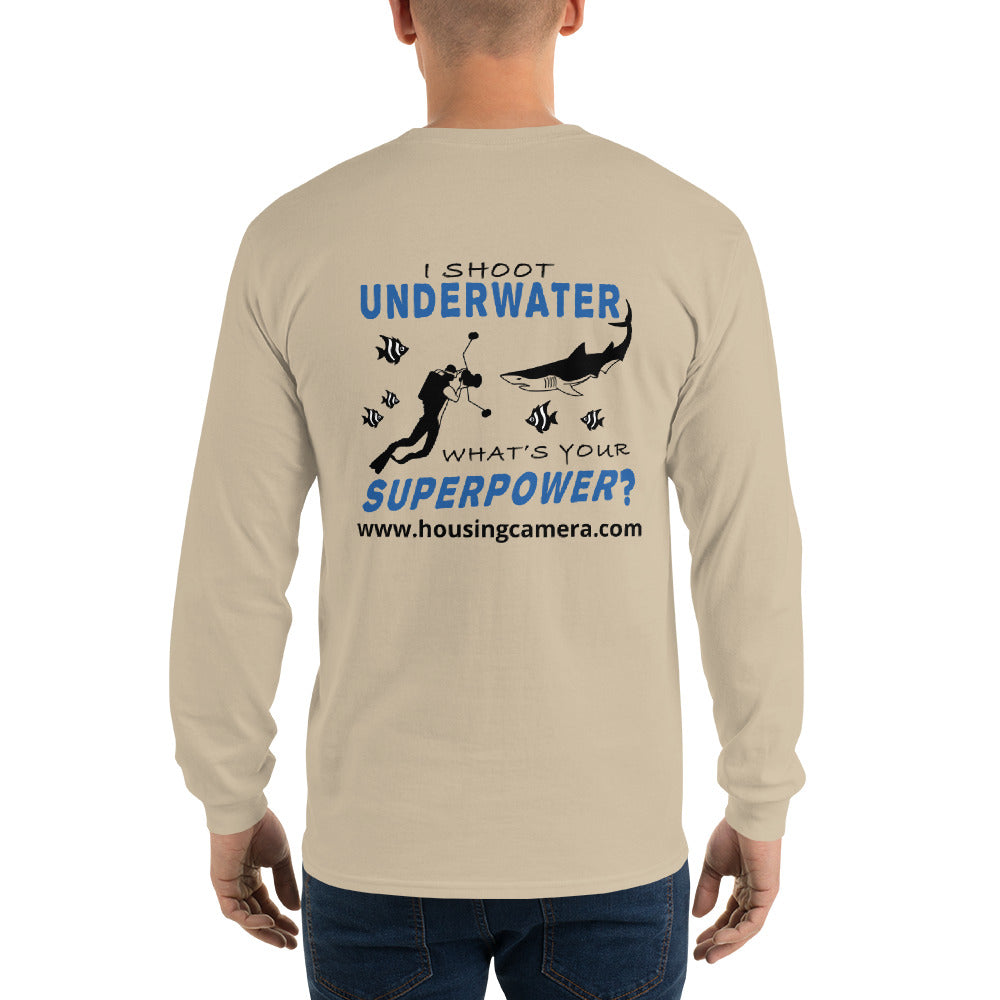 Mozaik - Men’s Long Sleeve Shirt - Underwater Photography Superpower