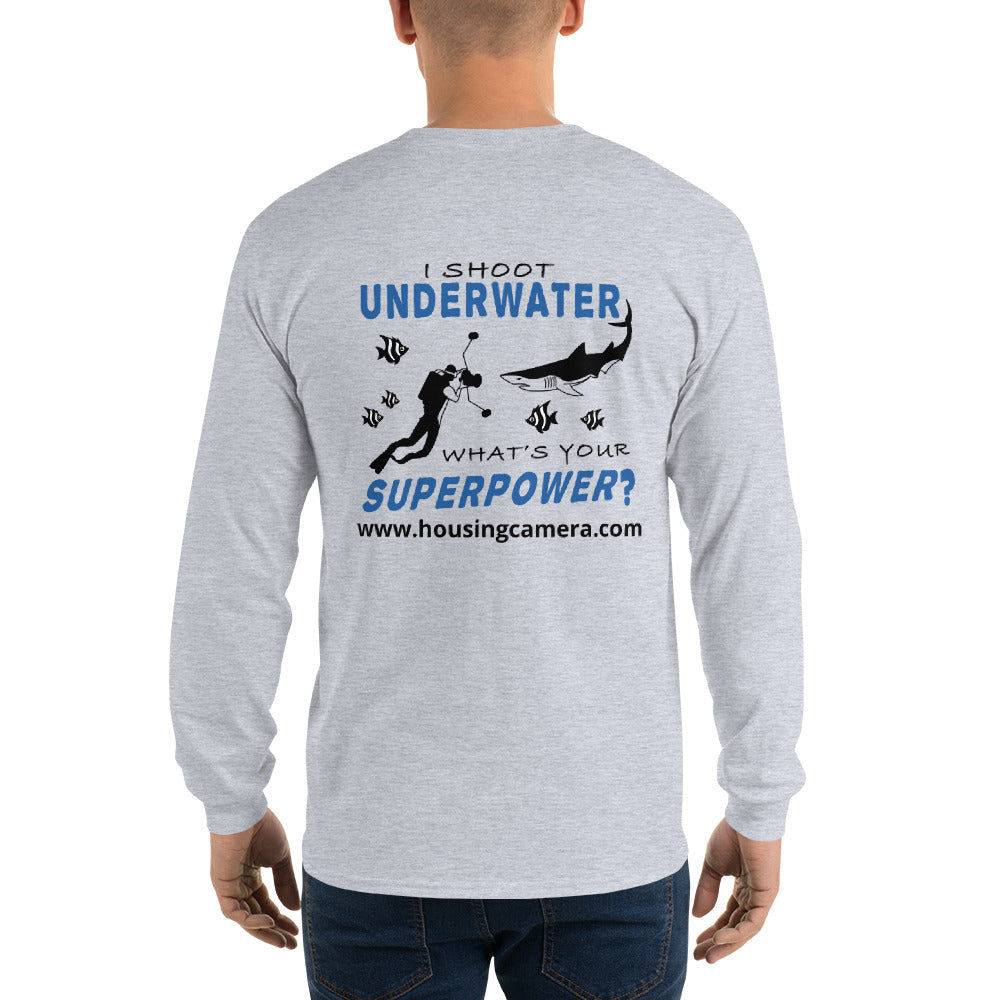 Mozaik - Men’s Long Sleeve Shirt - Underwater Photography Superpower