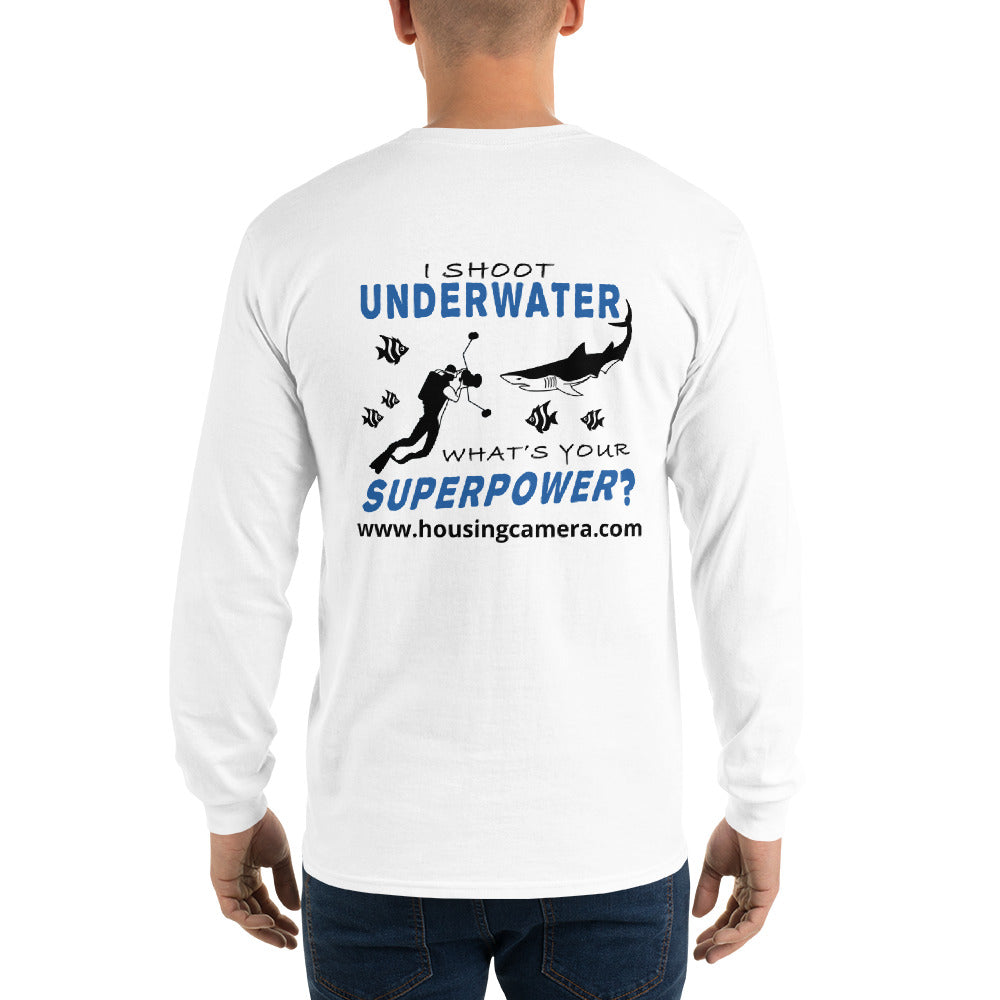 Mozaik - Men’s Long Sleeve Shirt - Underwater Photography Superpower