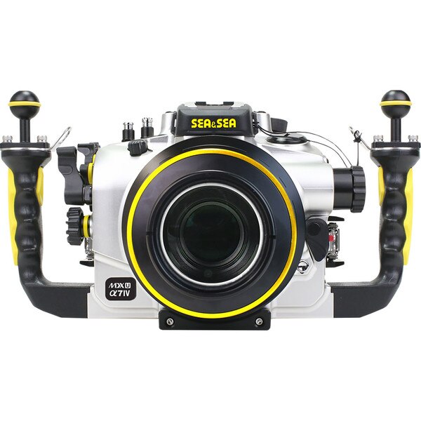 MDX-aU housing for Sony a7IV, Silver w/Optical TTL Connection(50139)