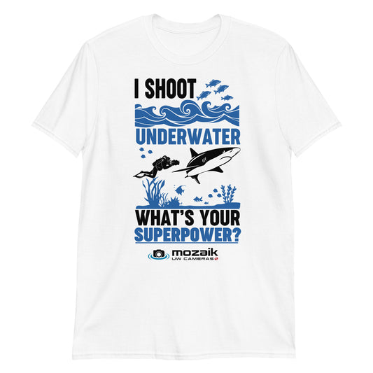 Mozaik Short-Sleeve Unisex T-Shirt - Underwater Photography Superpower Front