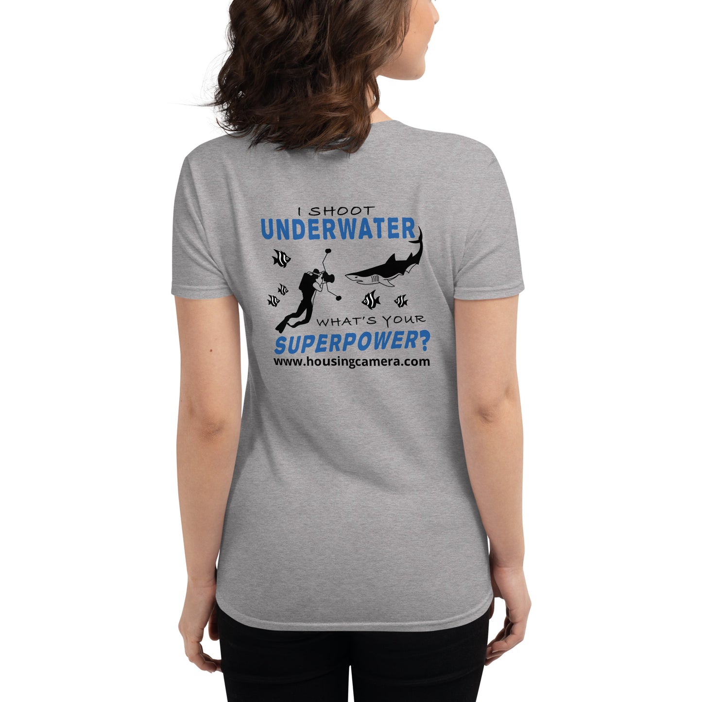 Mozaik - Women's short sleeve t-shirt - Turtle - Underwater Photography Superpower