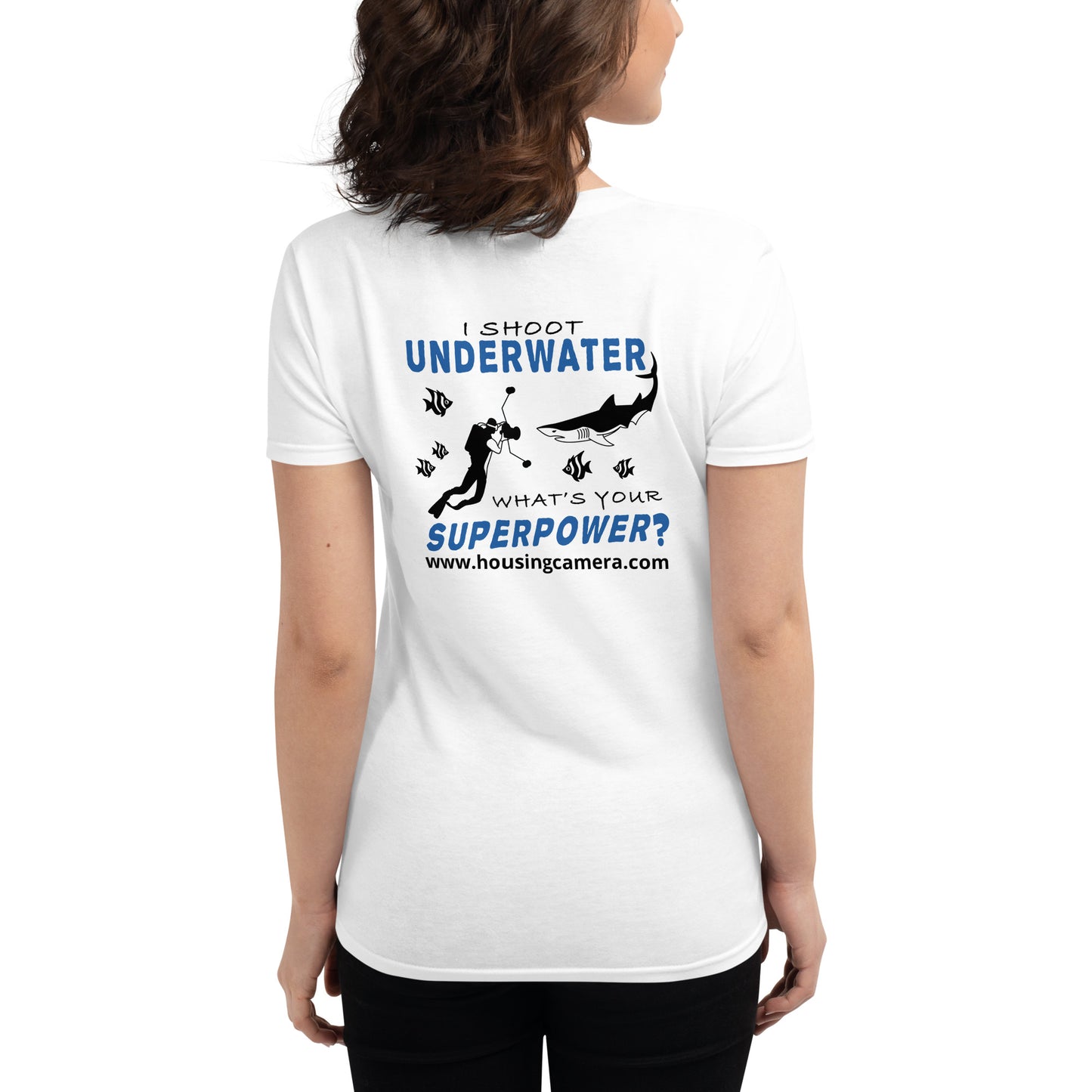 Mozaik - Women's short sleeve t-shirt - Turtle - Underwater Photography Superpower