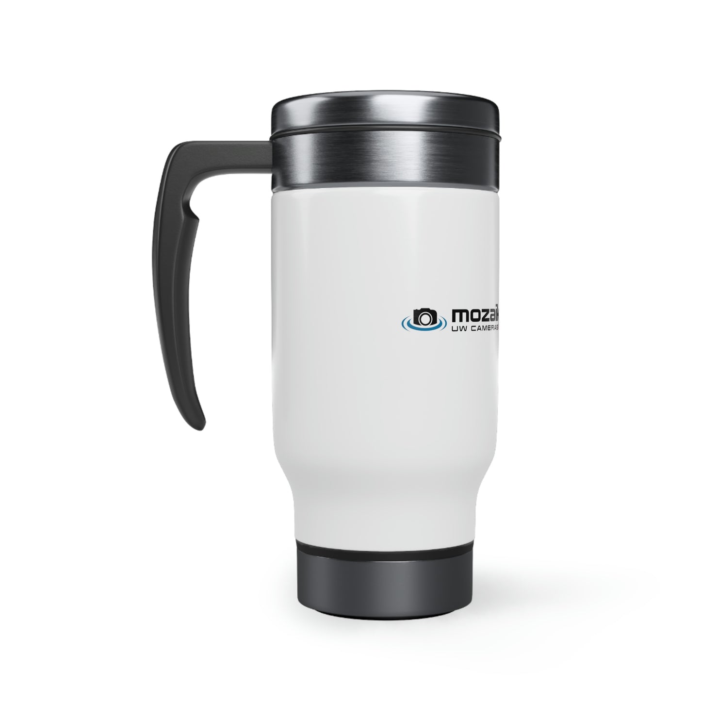 Mozaik Stainless Steel Travel Mug with Handle, 14oz